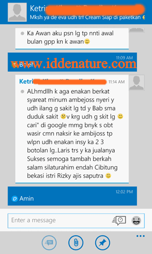 testimoni ambejoss dan salep salwa de nature