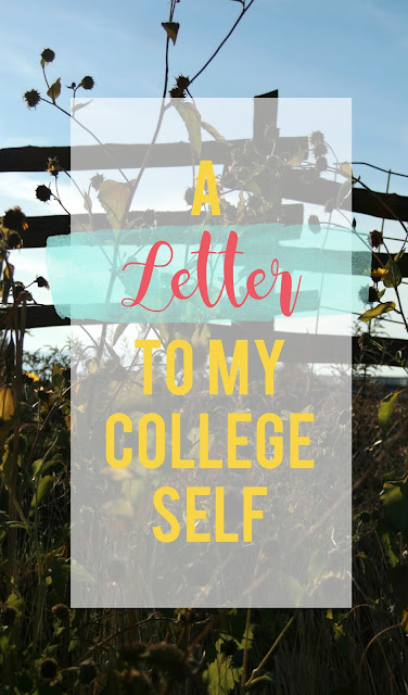 If you could go back and give your college self advice, what would you say?  See what I would say and tell me if you agree!