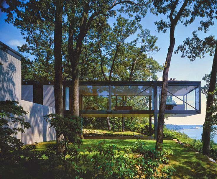 Robert Leonhardt House in Lloyd Harbor Philip Johnson 1956