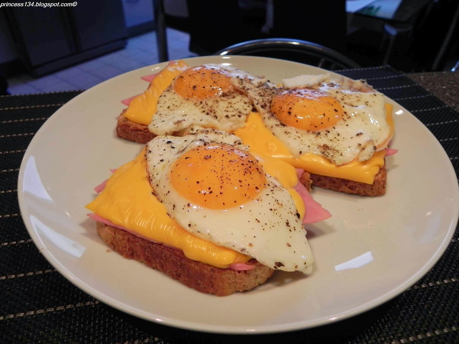 Princess´s Kitchen: Schinken-Käse-Toast - Männerfrühstück