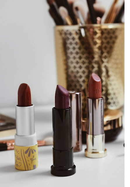 fall autumn lipsticks must have beauty makeup hacks maquillaje otoño labiales obscuros vampy lips burgundy purple morado 3