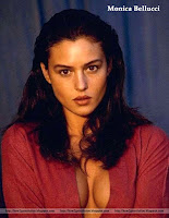 monica bellucci hot, oomph, nymph celeb, solid, big boobs, red sexy top, photo