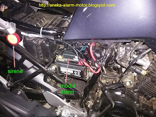 Cara pasang alarm motor remote pada Yamaha Byson Fi Cara pasang alarm motor remote pada Yamaha Byson Fi