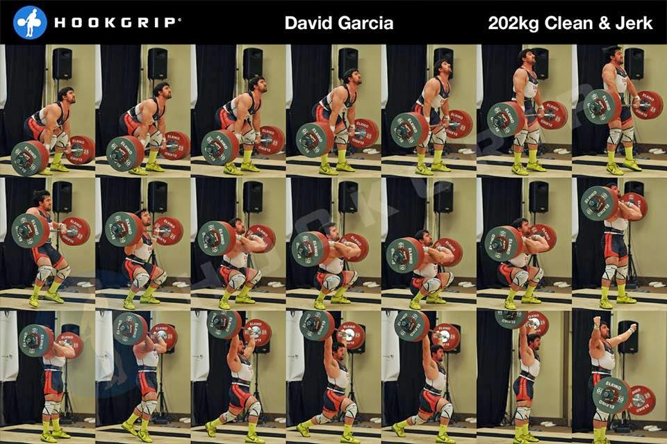 Olympic weightlifting clean and jerk