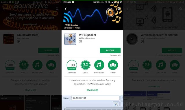 WiFi Speaker: Android Menjadi Speaker Wireless