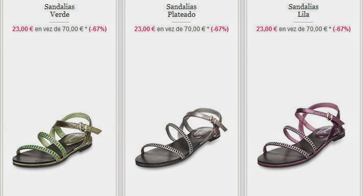 Tres modelos de sandalias para niña disponibles por 23 euros Tres modelos de sandalias para niña disponibles por 23 euros