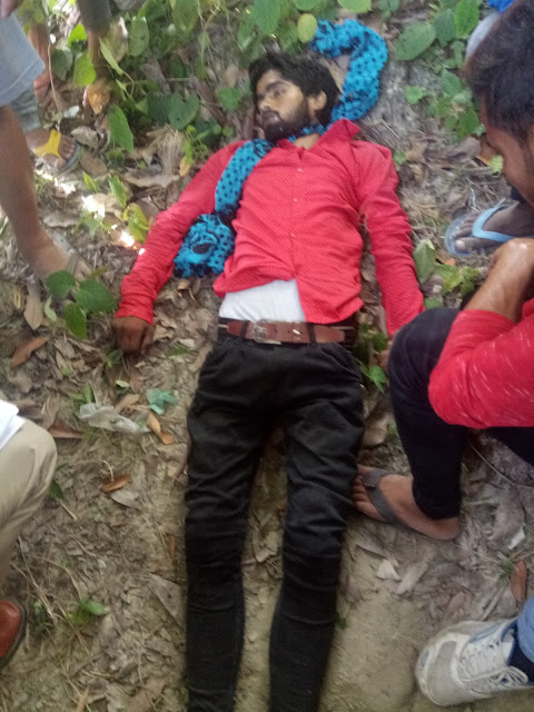 अभी अभी:: काली बाग के युवक की हत्या कर, बगीचे में लटका पाया गया ..आत्महत्या या मर्डर में उलझी पुलिस 2