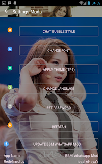 BBM MOD AOA Hyejeong v3.0.1.25 APK Terbaru BBM MOD AOA Hyejeong v3.0.1.25 APK Terbaru