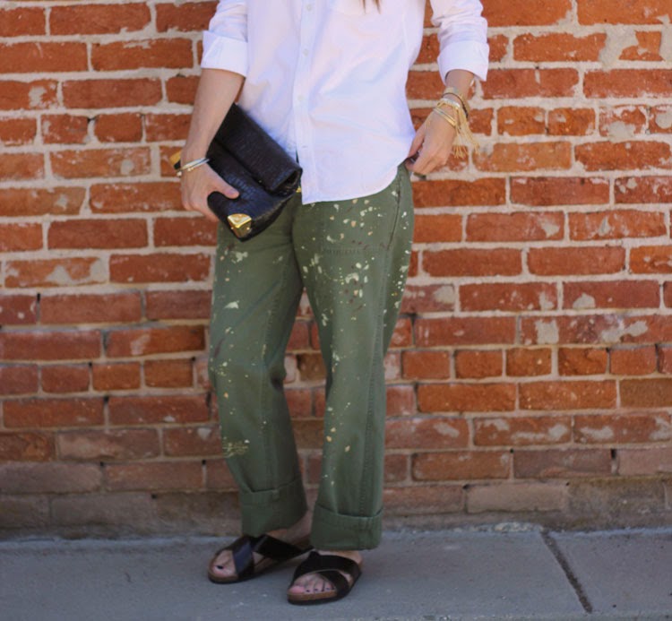 My Fancy Pants... J.Crew Paint Splatter