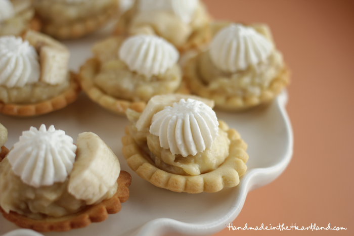 Mini Banana Cream Pies