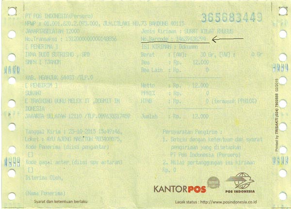 Cara Cek Resi Pos Lewat Hp Online Dan Offline Menulis Indonesia