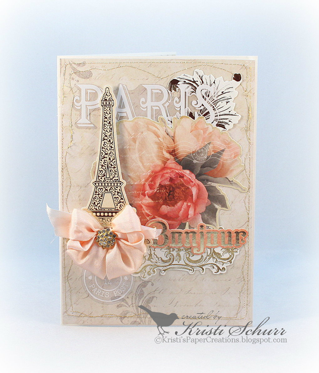 Kristi's Paper Creations Some French Themed Cards To Share