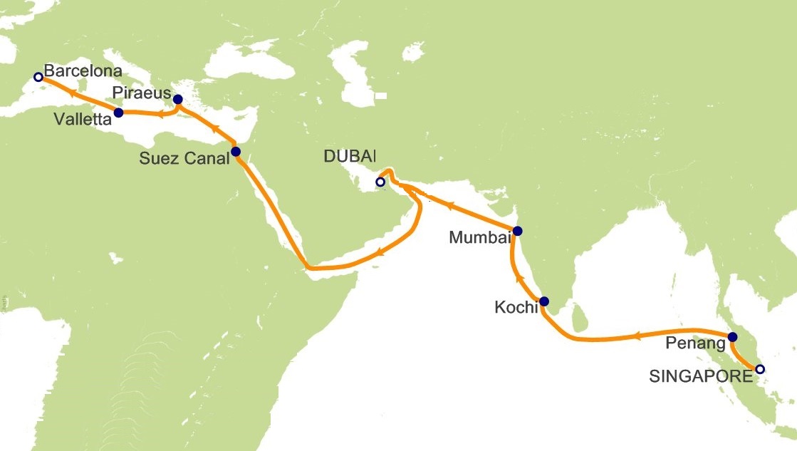 The Spice Route & Suez Canal Cruise Review Spice Route and