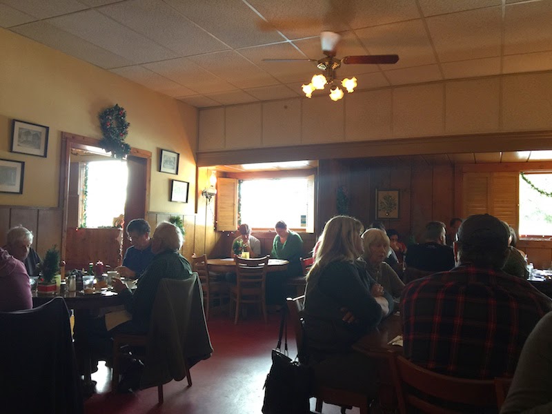 Dining room at Duarte's Tavern in Pescadero