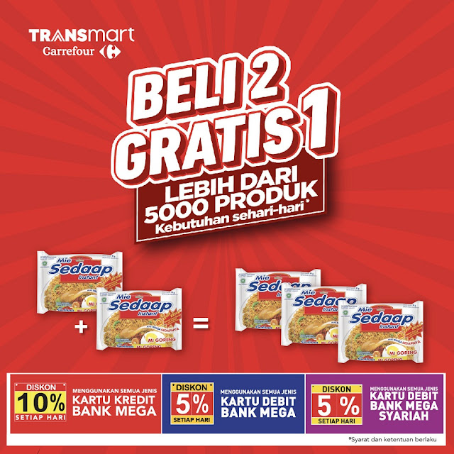 #Transmart #Carrefour - #Promo Beli 2 Gratis 1 Kebutuhan Sehari-hari (s.d 31 Maret 2019) #Transmart #Carrefour - #Promo Beli 2 Gratis 1 Kebutuhan Sehari-hari (s.d 31 Maret 2019)