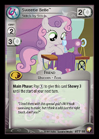 My Little Pony Sweetie Belle, Stitch by Stitch Equestrian Odysseys CCG Card