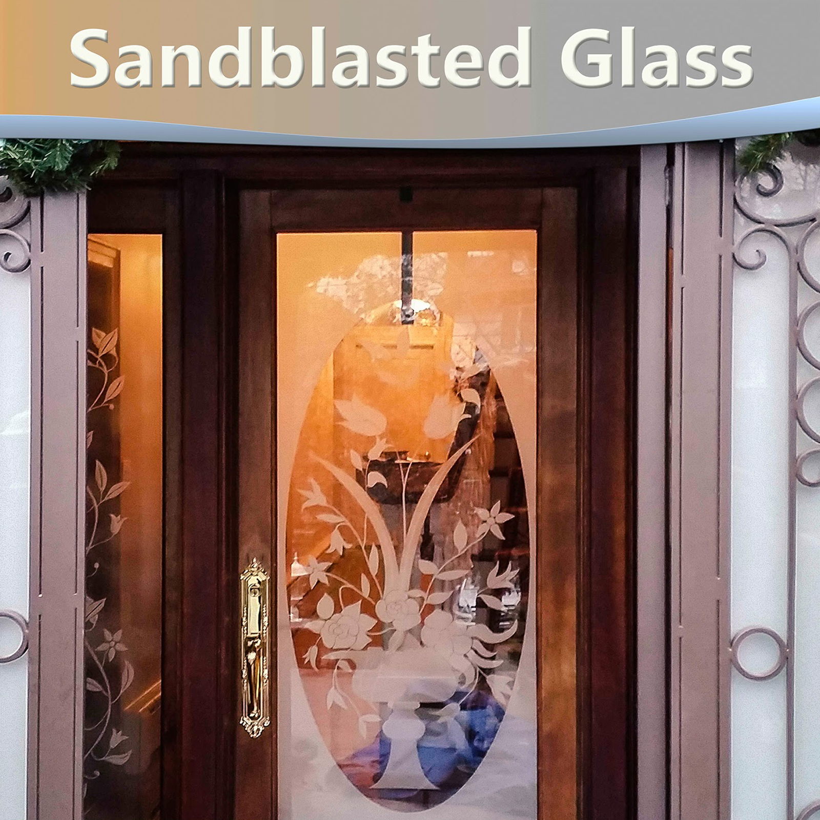 Sandblasted Glass SHOWER DOOR INSTALLATION