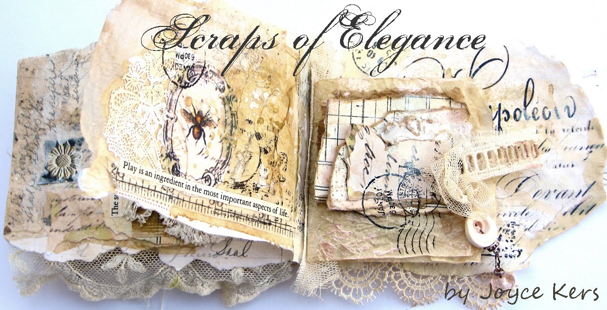 Scraps of Elegance Junk Journal Embellishments Using Words, Sentences