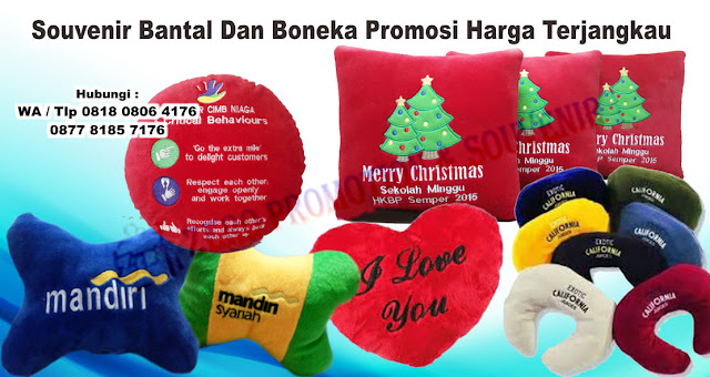 Souvenir Bantal Dan Boneka Promosi Harga Terjangkau