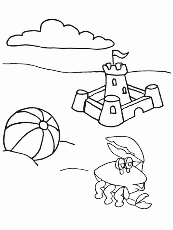 Summer coloring pages for kids title=