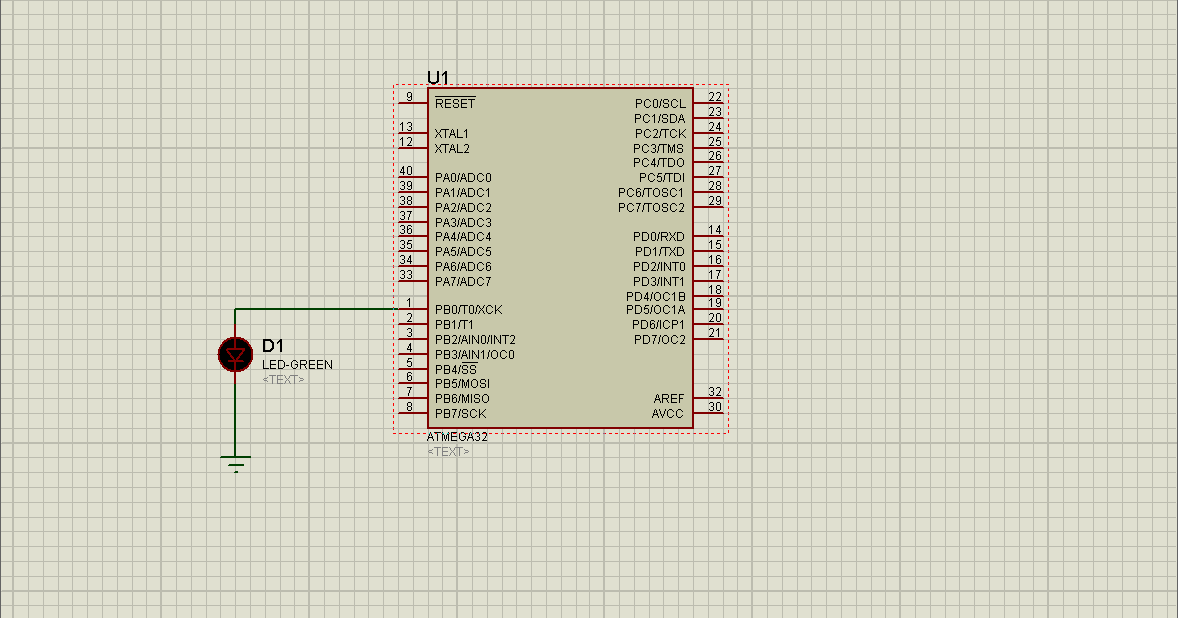 How to make the LED Blink AVR Mocrocontroller Program Mechatronics