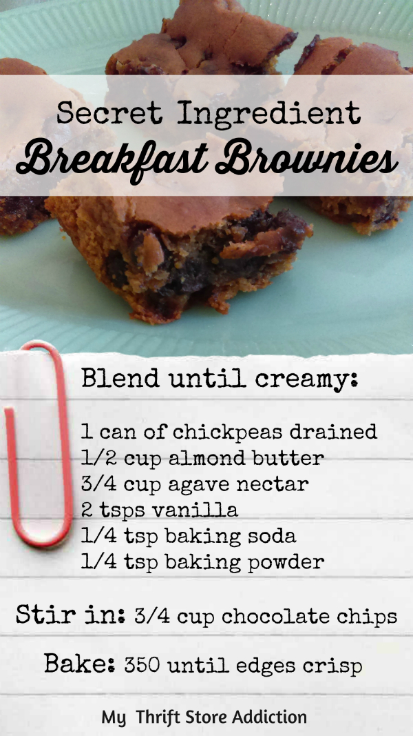 The secret is out! These breakfast brownies are deceptively delicious! Breakfast brownies