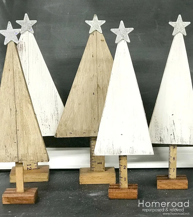 Rustic DIY Plywood Christmas Trees
