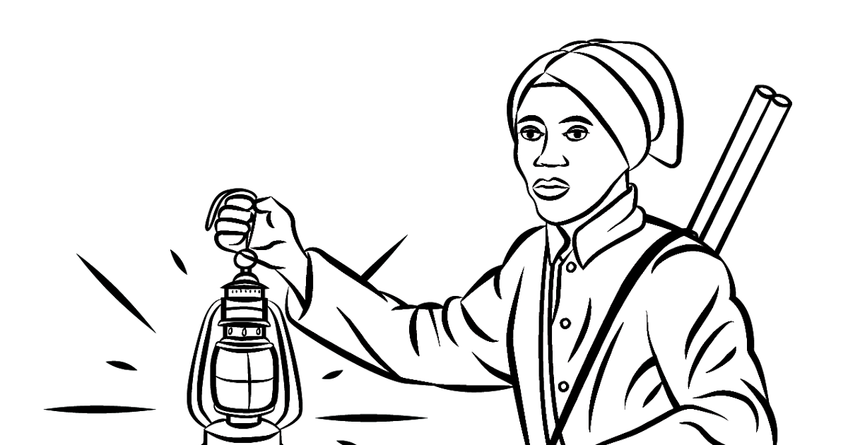 Harriet Tubman Coloring Pages for Kids