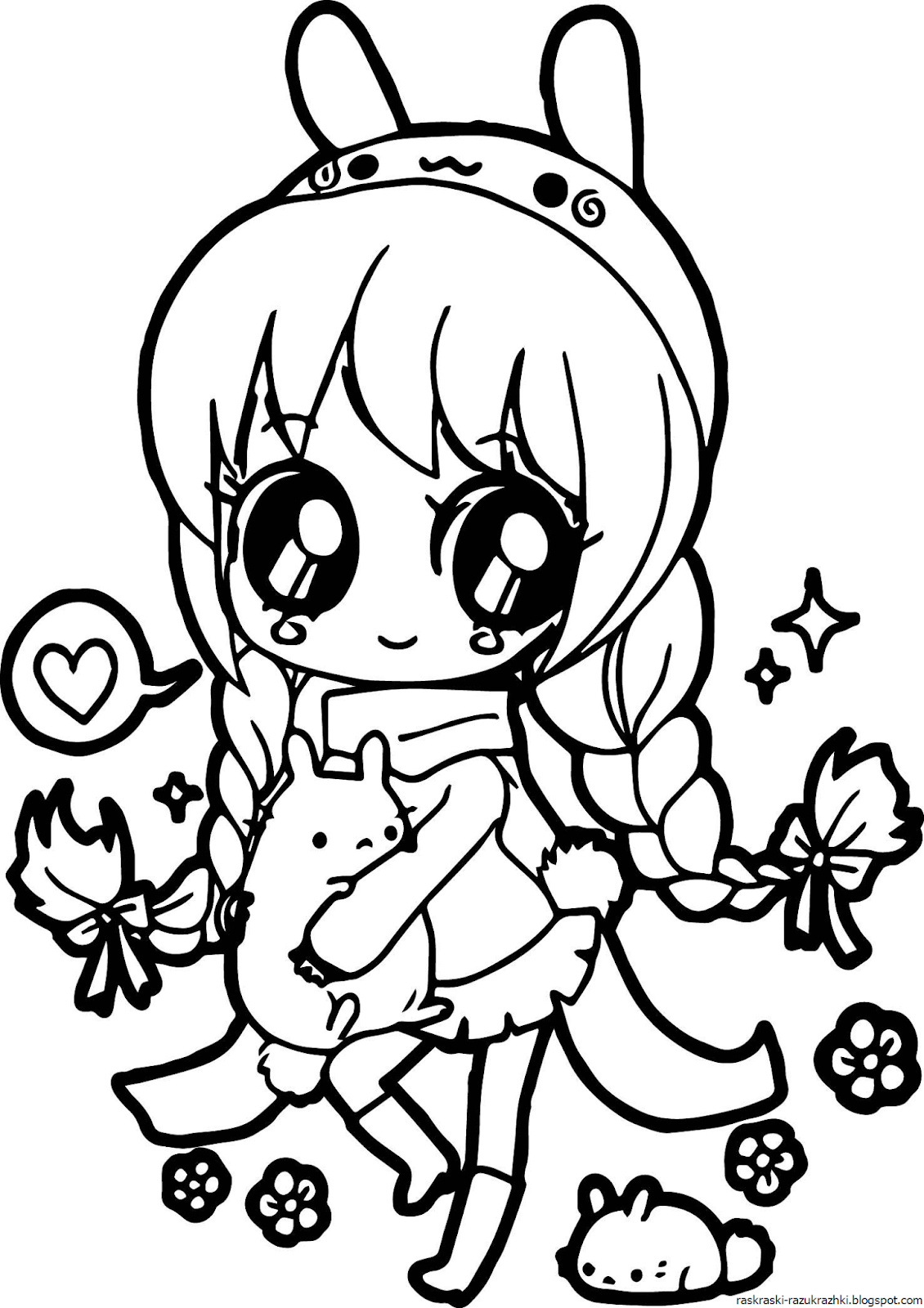 Раскраски Для Девочек Очень Милые