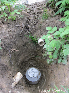 dug hole for pool pump, underground pool pump, how to make