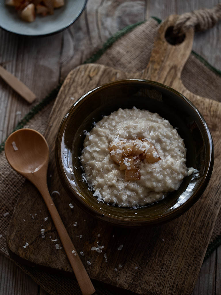 RISOTTO DE PERAS Y Cocido de Sopa