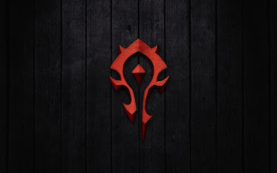 World of Warcraft Horde Emblem Minimal HD Wallpaper