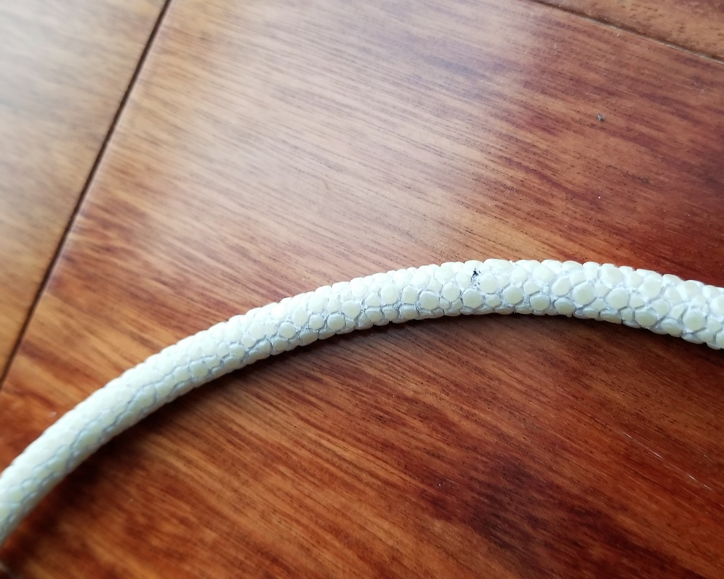 DIY Wrapped Stingray Cord Choker Necklace La Vie en May Petite