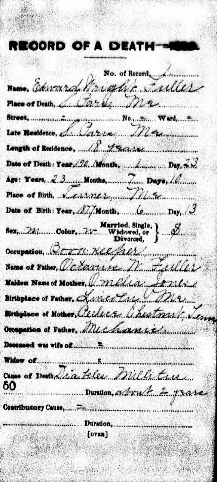 maine death records 1761 1922 online database http search ancestry com search db aspx dbid 1962 provo ut usa ancestry com operations inc maine death records 1761 1922 online database http search ancestry com search db aspx dbid 1962 provo ut usa ancestry com operations inc