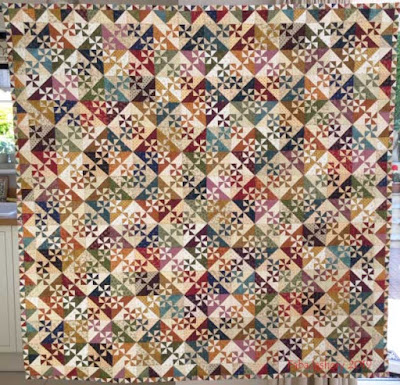 'Jane's Pinwheel' Quilt  62" x 62"