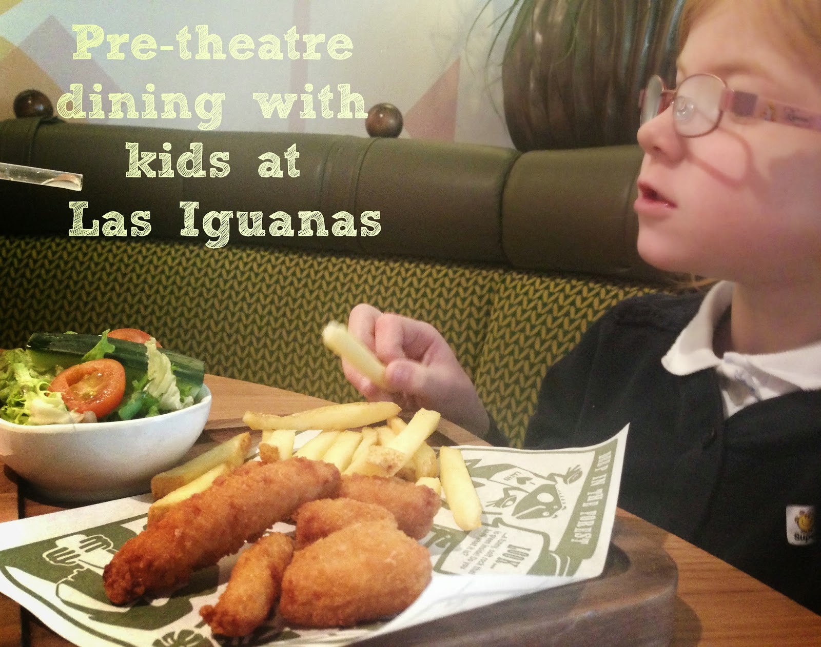 Children's menu Las Iguanas Newcastle
