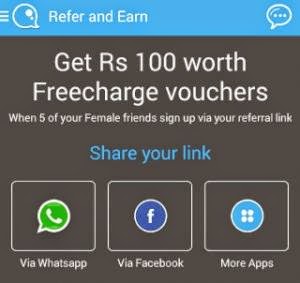 Freecharge freefund coupons