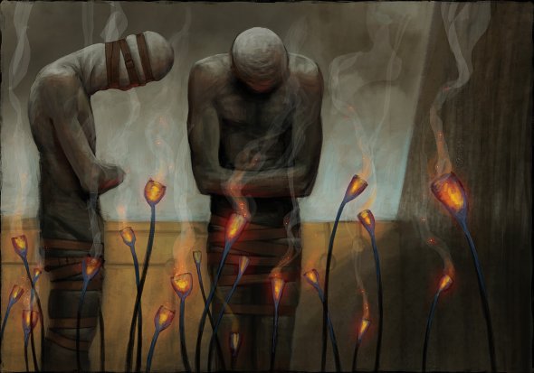 As sombrias e surreais ilustrações com toques de terror de Daniil Kozlovsky Daniil Kozlovsky artstation ilustrações fantasia arte conceitual terror surreal sombrio infernal