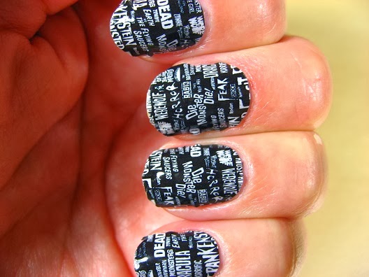 Right on the Nail: Jamberry Nail Wraps: Halloween Words