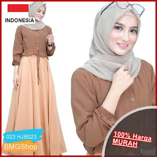 HJB023 dress Anjani Muslim Wanita Terlaris BMGShop