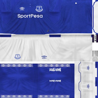 PES 6 Kits Everton Season 2018/2019 by Dibu Edition