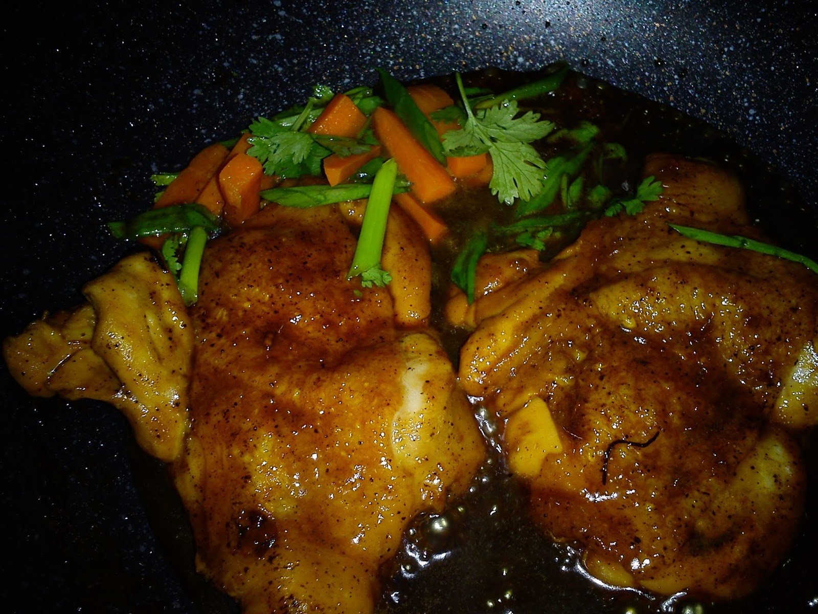 Cooking Pleasure CARAMELISED BLACK PEPPER FISH SAUCE CHICKEN