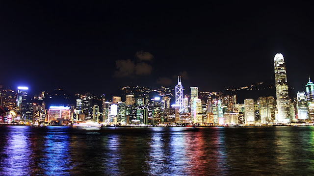 Skyline, Night, Lichter, Reisetagebuch