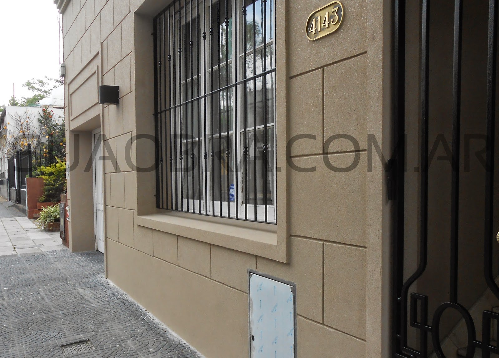 revoque plstico exterior de paredes colocacin revestimiento tipo tarquini textura medio combinacin de colores san isidro - Revestimiento Exterior revoque plstico exterior de paredes colocacin revestimiento tipo tarquini textura medio combinacin de colores san isidro - Revestimiento Exterior
