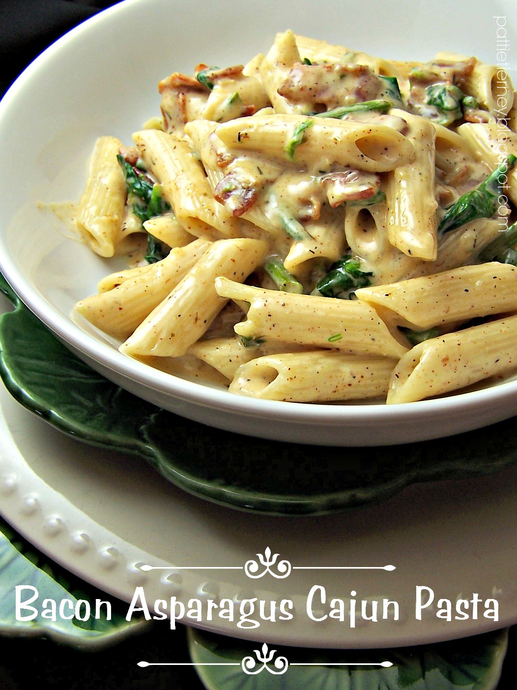 OllaPodrida Bacon Asparagus Cajun Pasta