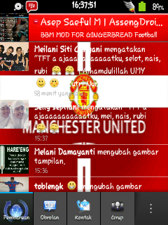 BBM Gingerbread Manchester United