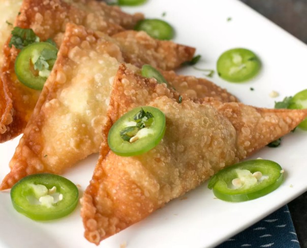 Avocado Cream Cheese Wontons Avocado Cream Cheese Wontons