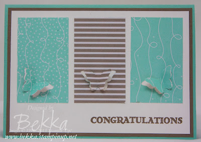 Congratulations - A Way To Use Your Patterned Paper Scraps