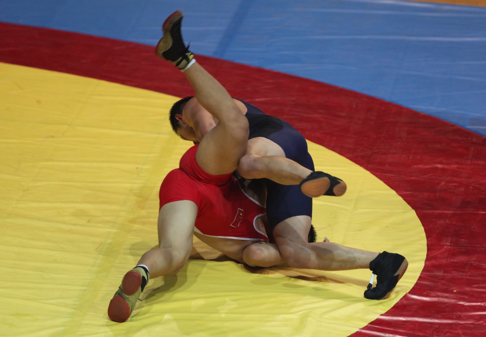 China wrestler foot