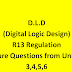 DLD(Digital Logic Design) : UNITS 3,5,6,4 ,Sure Questions comes in Examinations